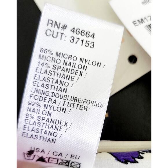 NWT ELLA MOSS Folktale Shirred Side Multicolored Boho‎ Bikini Bottom Size XS - Picture 8 of 9